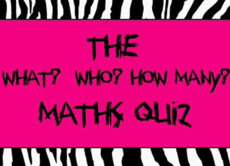 the maths quiz